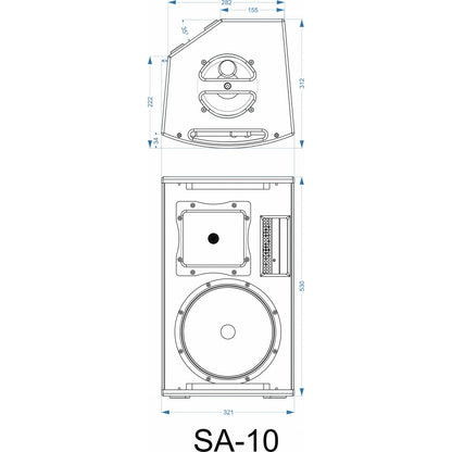 SYNQ SA-10 Kolumna aktywna DSP