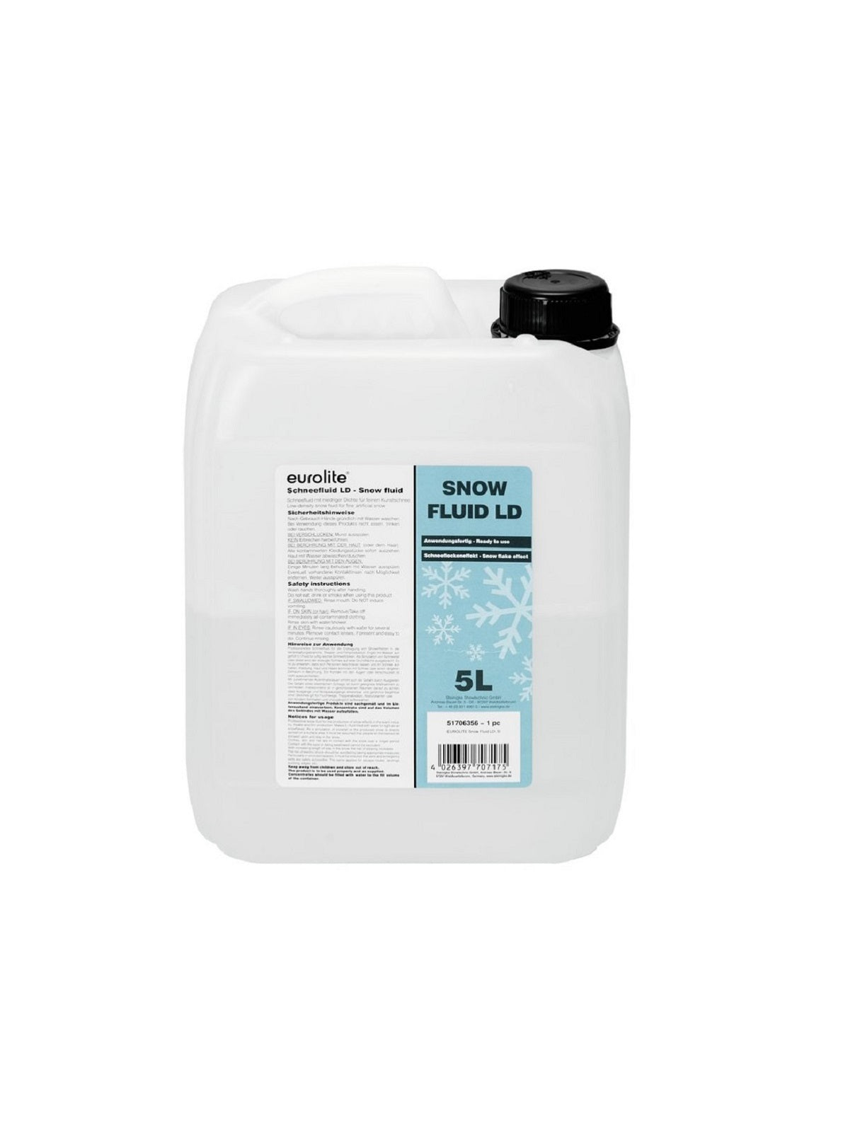 Liquid for snow machines Eurolite Snow Fluid 5l 