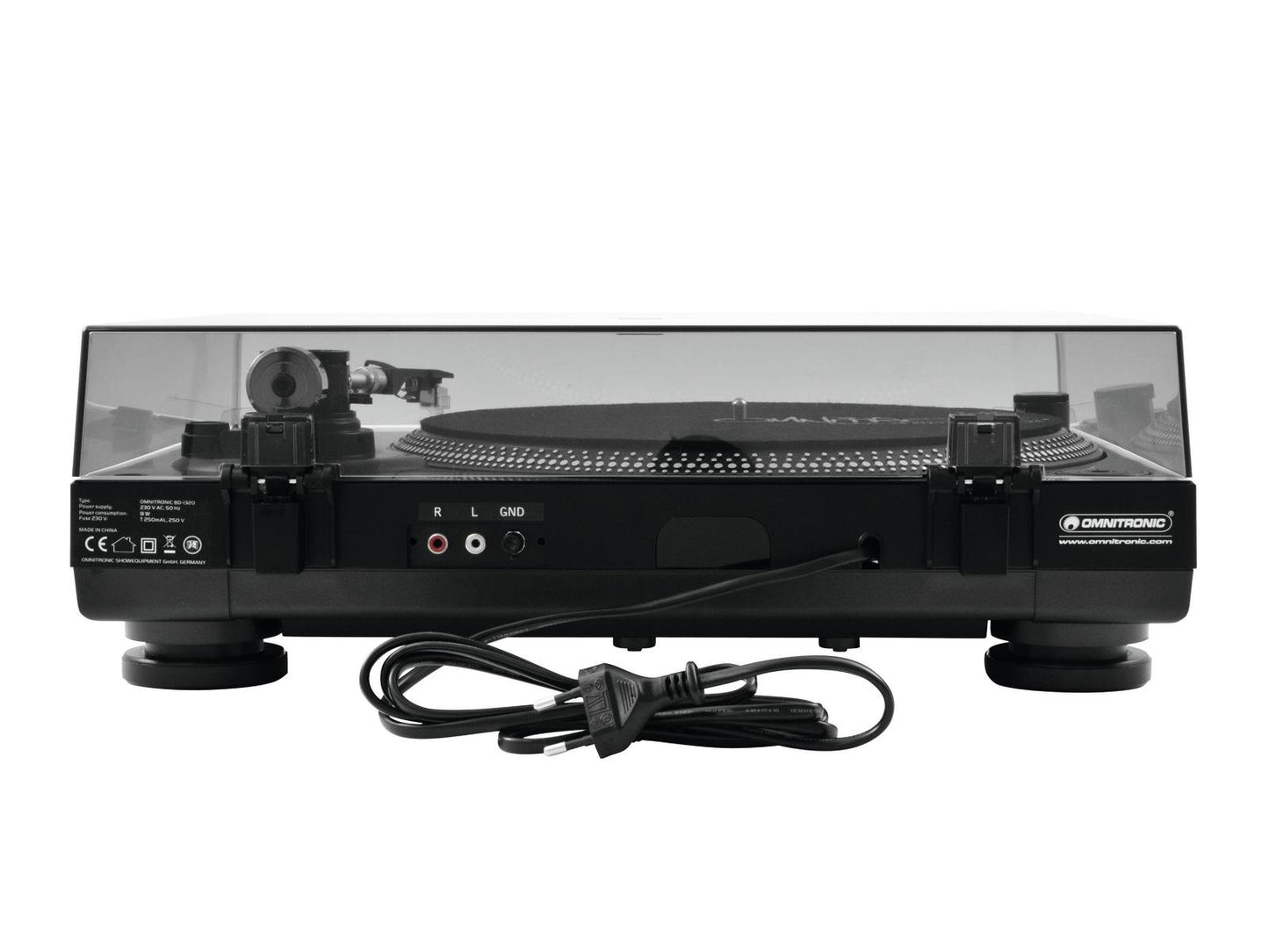 OMNITRONIC BD-1320 Turntable bk