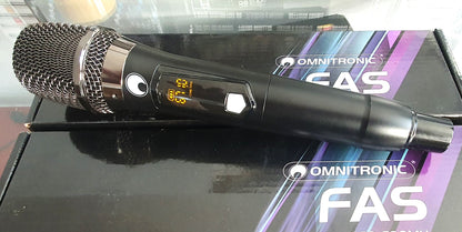 OMNITRONIC Set FAS TWO + 2x Dyn. Wireless Microphon