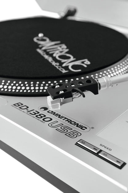 OMNITRONIC BD-1380 USB Turntable sil