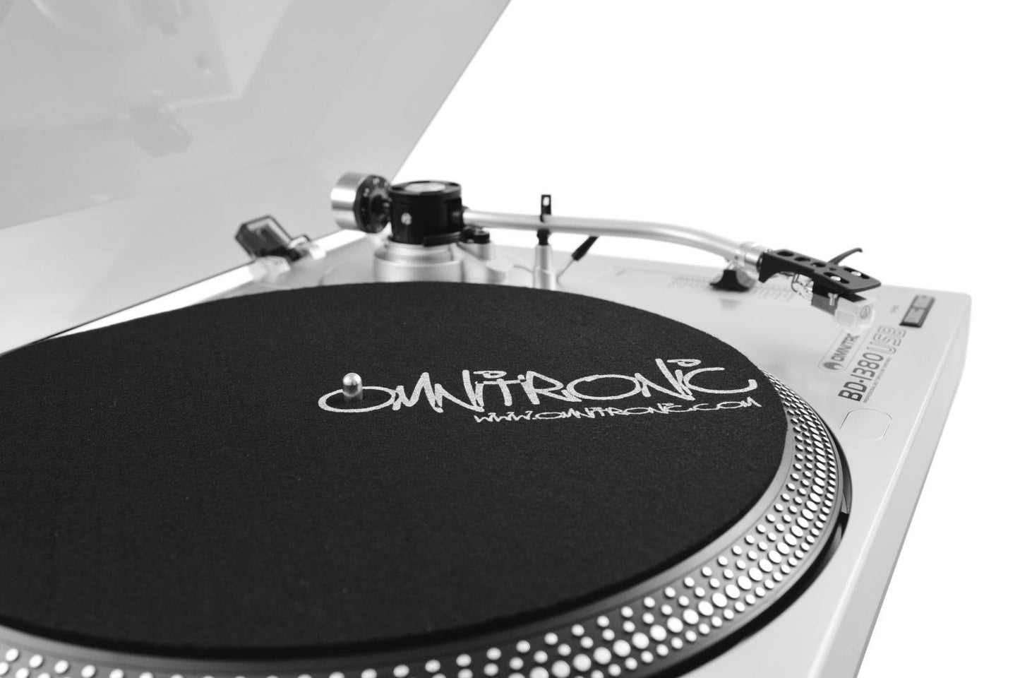 OMNITRONIC BD-1380 USB Turntable sil